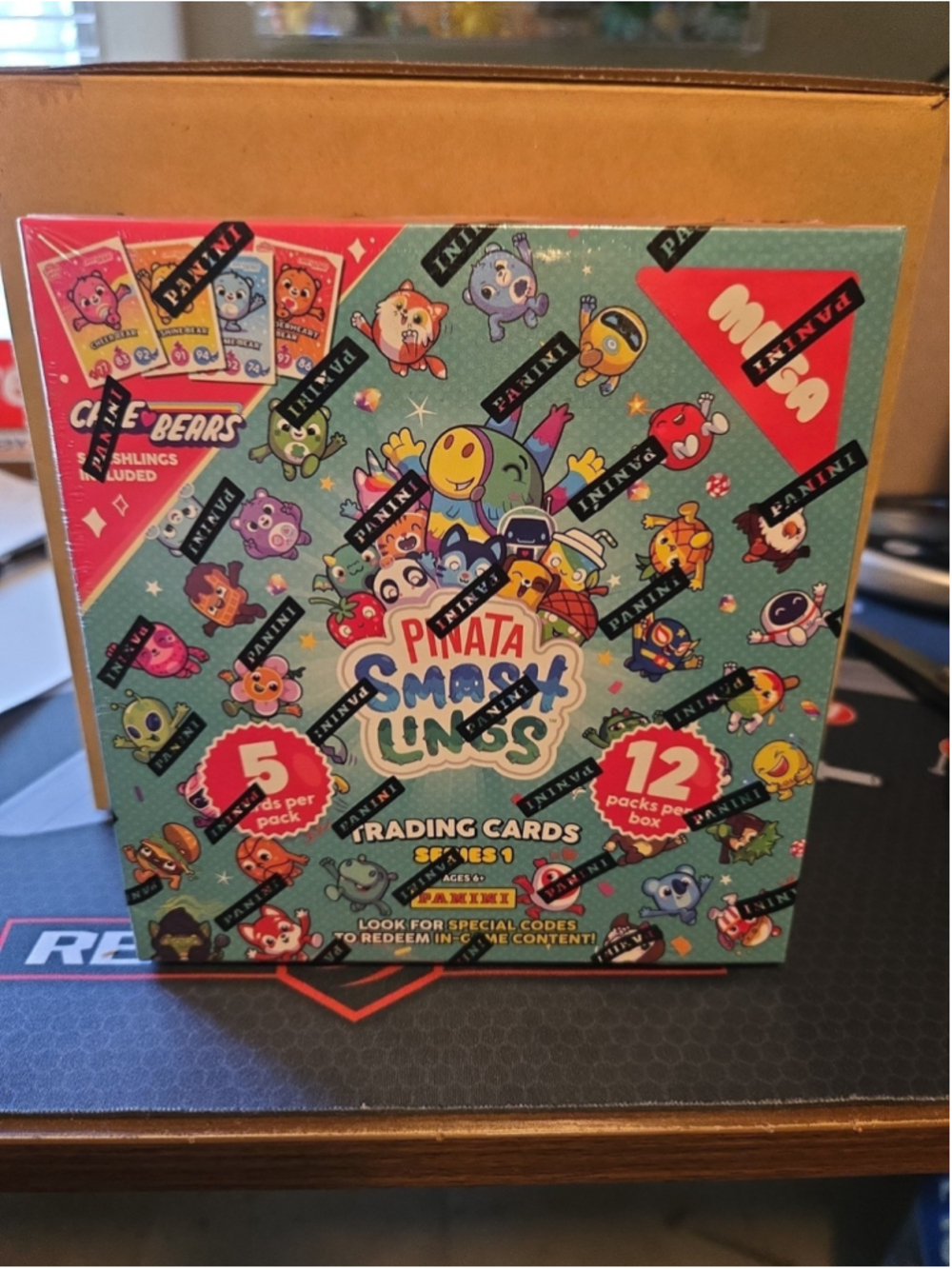 2024 PANINI PINATA SMASHLINGS SERIES 1 SEALED 12pk MEGA BOX Care Bears Cards